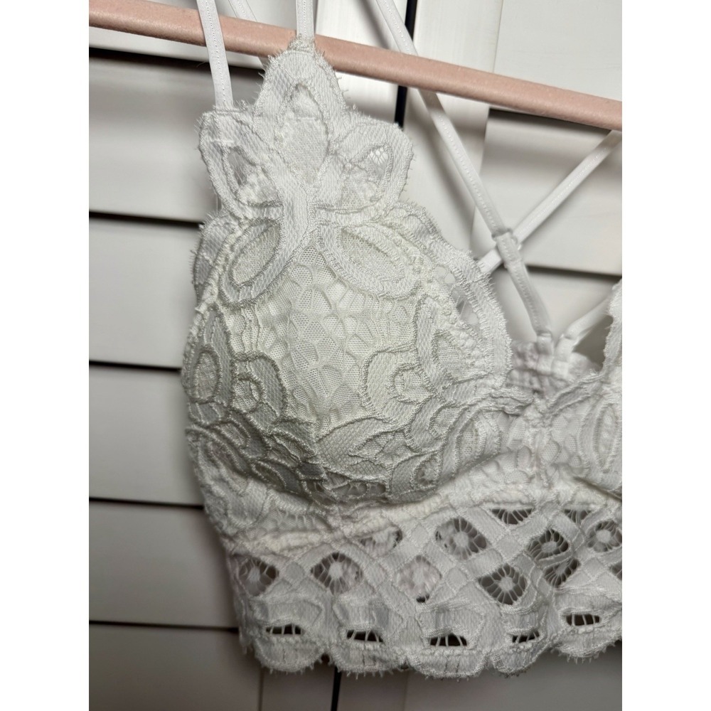 Anemone Women's Comfortable Lace Wireless Stretch Bra Bralette Top Size Small - Picture 2 of 7